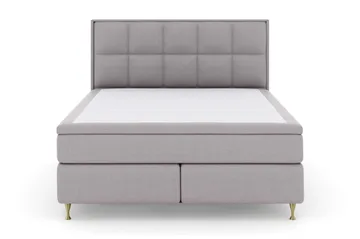 Select Rutig Sänggavel 160 cm - Ljusgrå