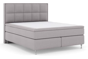 Select No 4 Komplett Sängpaket 160x200 Fast - Ljusgrå/Silver - Products - Möbler - Säng - Kontinentalsäng