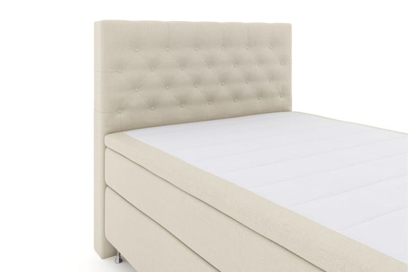 Select No 4 Komplett Sängpaket 160x200 Fast/Medium - Beige/Silver - Products - Möbler - Säng - Kontinentalsäng