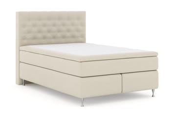 Select No 4 Komplett Sängpaket 160x200 Fast/Medium - Beige/Silver - Products - Möbler - Säng - Kontinentalsäng