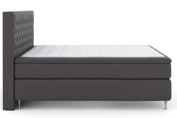 Select No 4 Komplett Sängpaket 160x200 Fast/Medium - Mörkgrå/Silver - Products - Möbler - Säng - Kontinentalsäng