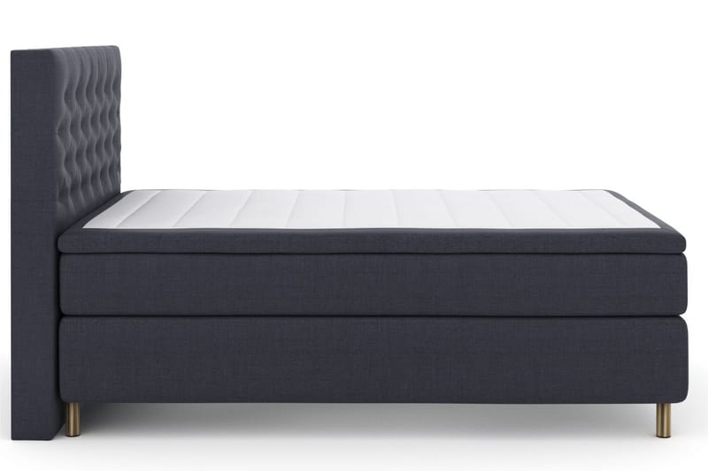 Select No 4 Komplett Sängpaket 160x200 Medium - Blå/Metall - Products - Möbler - Säng - Kontinentalsäng