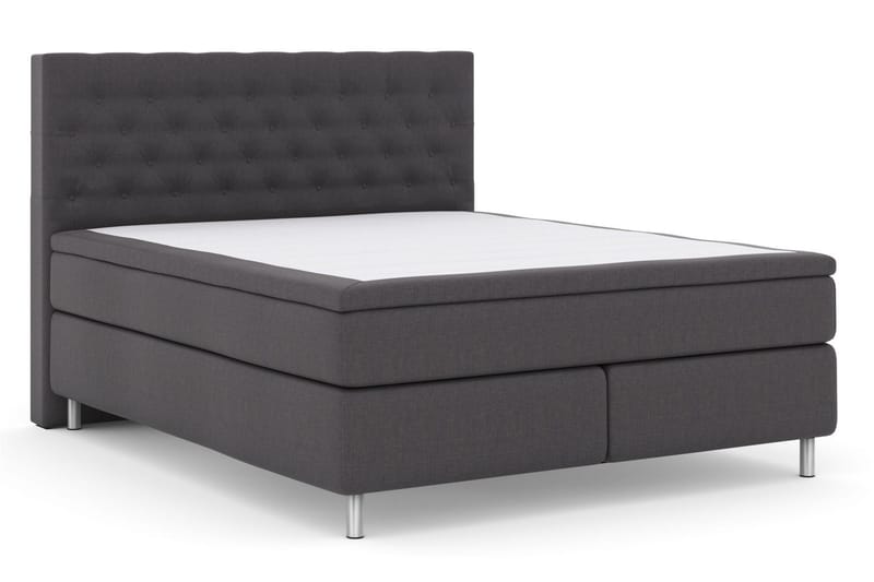 Select No 4 Komplett Sängpaket 160x200 Medium - Mörkgrå/Metall - Products - Möbler - Säng - Kontinentalsäng