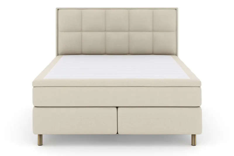 Select No 4 Komplett Sängpaket 180x200 Fast, Beige/Koppar