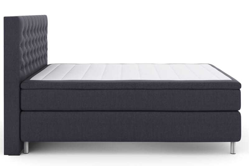 Select No 4 Komplett Sängpaket 180x200 Fast - Blå/Metall - Products - Möbler - Säng - Kontinentalsäng