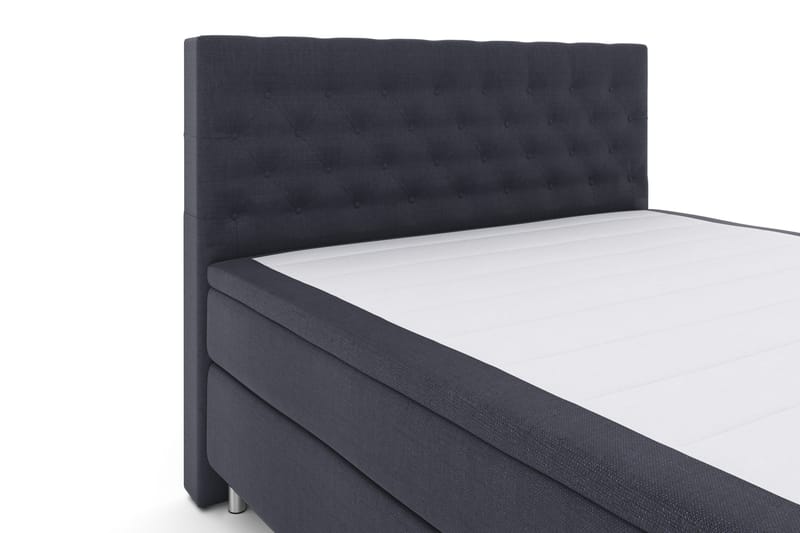 Select No 4 Komplett Sängpaket 180x200 Fast - Blå/Metall - Products - Möbler - Säng - Kontinentalsäng