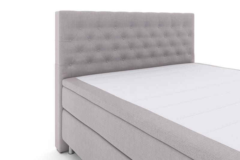 Select No 4 Komplett Sängpaket 180x200 Fast - Ljusgrå/Metall - Products - Möbler - Säng - Kontinentalsäng