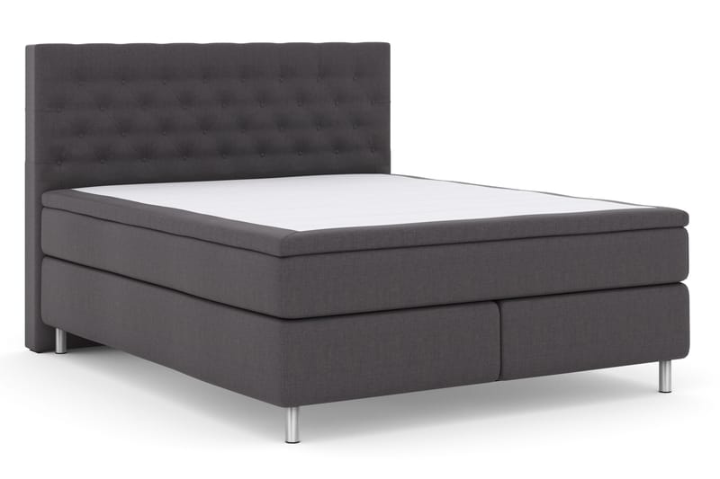 Select No 4 Komplett Sängpaket 180x200 Fast - Mörkgrå/Metall - Products - Möbler - Säng - Kontinentalsäng
