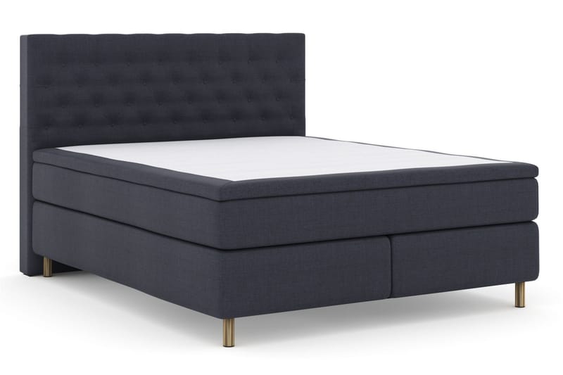 Select No 4 Komplett Sängpaket 180x200 Fast/Medium - Blå/Koppar - Products - Möbler - Säng - Kontinentalsäng