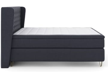 Select No 4 Komplett Sängpaket 180x200 Fast/Medium - Blå/Metall V-form - Products - Möbler - Säng - Kontinentalsäng