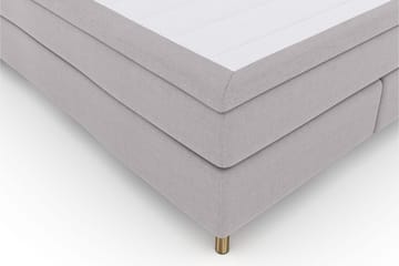 Select No 4 Komplett Sängpaket 180x200 Fast/Medium - Ljusgrå/Koppar - Products - Möbler - Säng - Kontinentalsäng