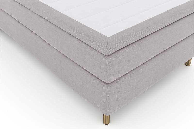 Select No 4 Kontinentalsäng 120x200 Fast - Ljusgrå/Koppar - Products - Möbler - Säng - Enkelsäng