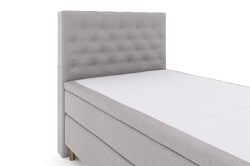 Select No 4 Kontinentalsäng 120x200 Fast - Ljusgrå/Koppar - Products - Möbler - Säng - Enkelsäng
