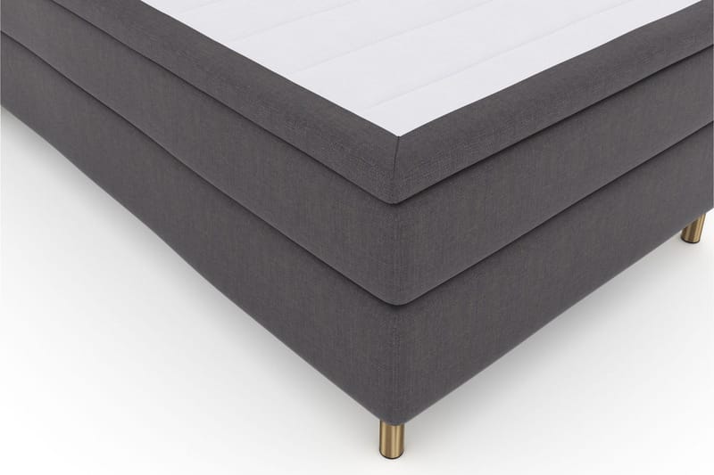 Select No 4 Kontinentalsäng 120x200 Fast - Mörkgrå/Koppar - Products - Möbler - Säng - Enkelsäng