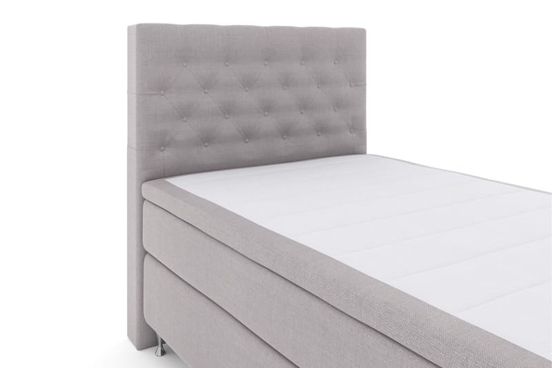 Select No 4 Kontinentalsäng 120x200 Medium - Ljusgrå/Silver - Products - Möbler - Säng - Enkelsäng