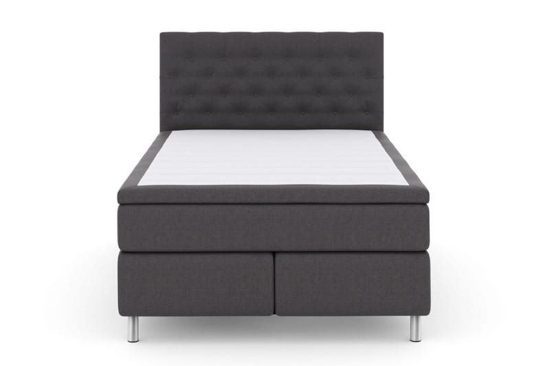 Select No 4 Kontinentalsäng 140x200 Fast - Mörkgrå/Metall - Products - Möbler - Säng - Kontinentalsäng