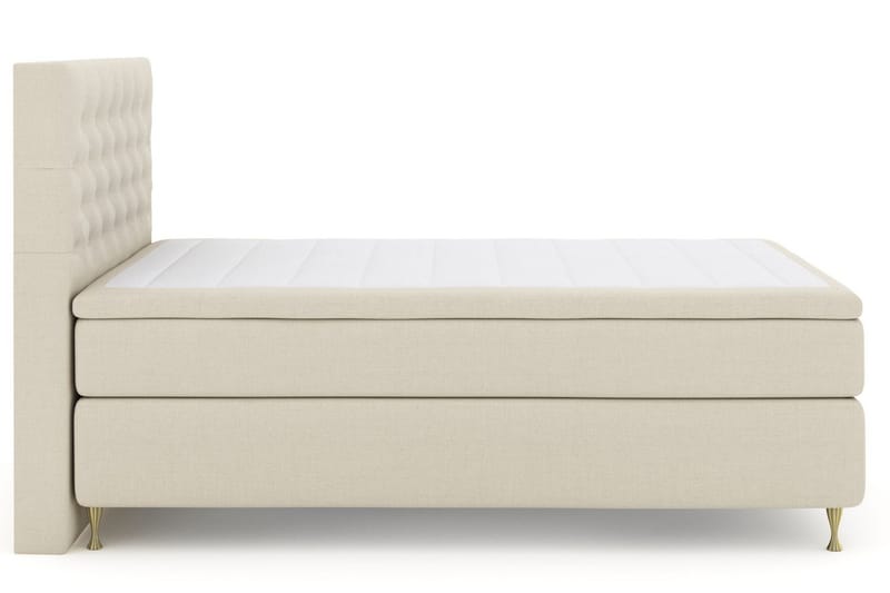 Select No 4 Kontinentalsäng 140x200 Fast/Medium - Beige/Guld - Products - Möbler - Säng - Kontinentalsäng