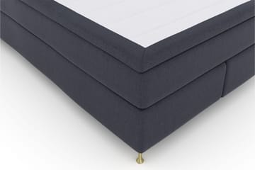 Select No 4 Kontinentalsäng 140x200 Fast/Medium - Blå/Guld - Products - Möbler - Säng - Kontinentalsäng