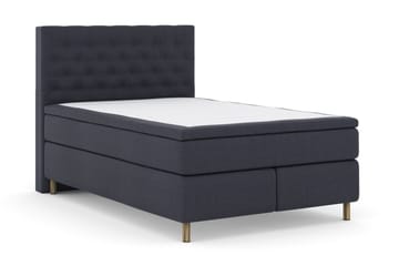 Select No 4 Kontinentalsäng 140x200 Fast/Medium - Blå/Metall - Products - Möbler - Säng - Kontinentalsäng