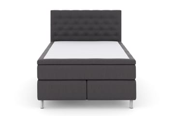 Select No 4 Kontinentalsäng 140x200 Fast/Medium - Mörkgrå/Metall - Products - Möbler - Säng - Kontinentalsäng