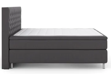Select No 4 Kontinentalsäng 160x200 Fast/Medium - Mörkgrå/Metall - Products - Möbler - Säng - Kontinentalsäng