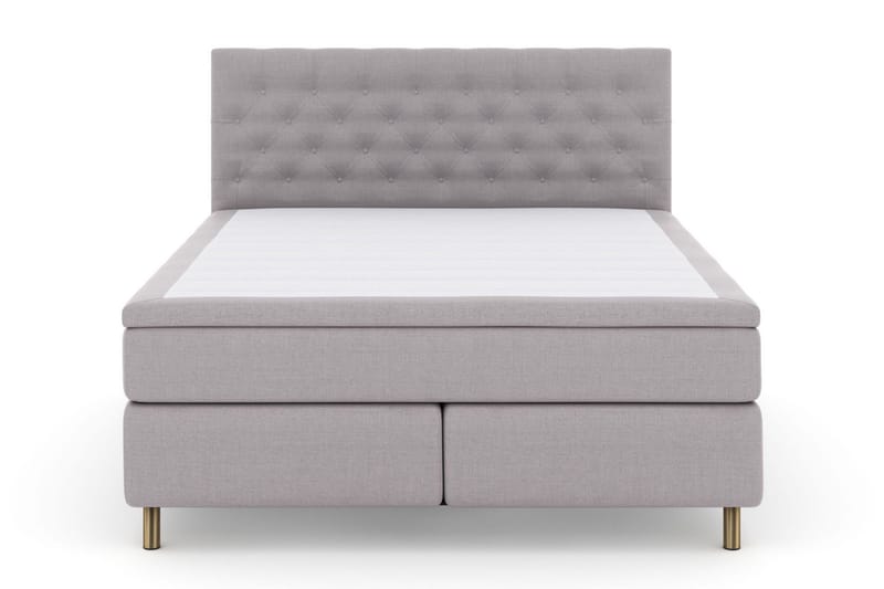 Select No 4 Kontinentalsäng 160x200 Medium - Ljusgrå/Koppar - Products - Möbler - Säng - Kontinentalsäng