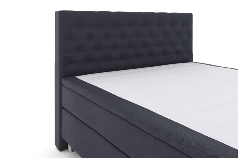 Select No 4 Kontinentalsäng 180x200 Fast - Blå/Metall - Products - Möbler - Säng - Kontinentalsäng