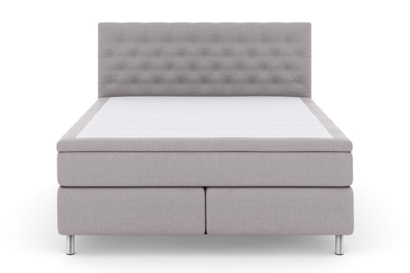 Select No 4 Kontinentalsäng 180x200 Fast - Ljusgrå/Metall - Products - Möbler - Säng - Kontinentalsäng