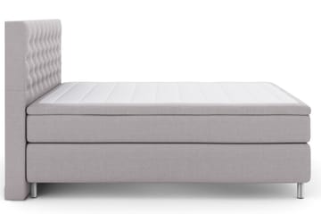 Select No 4 Kontinentalsäng 180x200 Fast - Ljusgrå/Metall - Products - Möbler - Säng - Kontinentalsäng