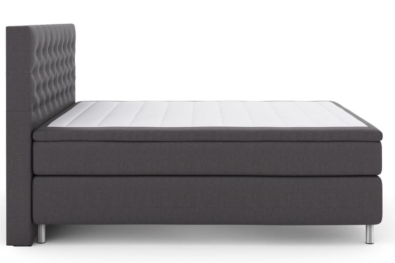 Select No 4 Kontinentalsäng 180x200 Fast - Mörkgrå/Metall - Products - Möbler - Säng - Kontinentalsäng