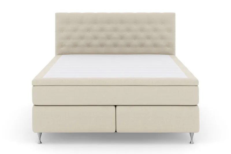 Select No 4 Kontinentalsäng 210x210 Medium - Beige/Silver - Products - Möbler - Säng - Kontinentalsäng