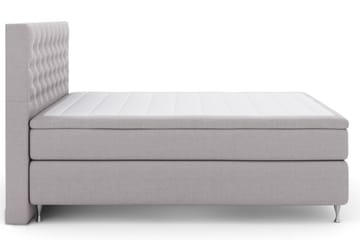Select No 4 Kontinentalsäng 210x210 Medium - Ljusgrå/Silver - Products - Möbler - Säng - Kontinentalsäng