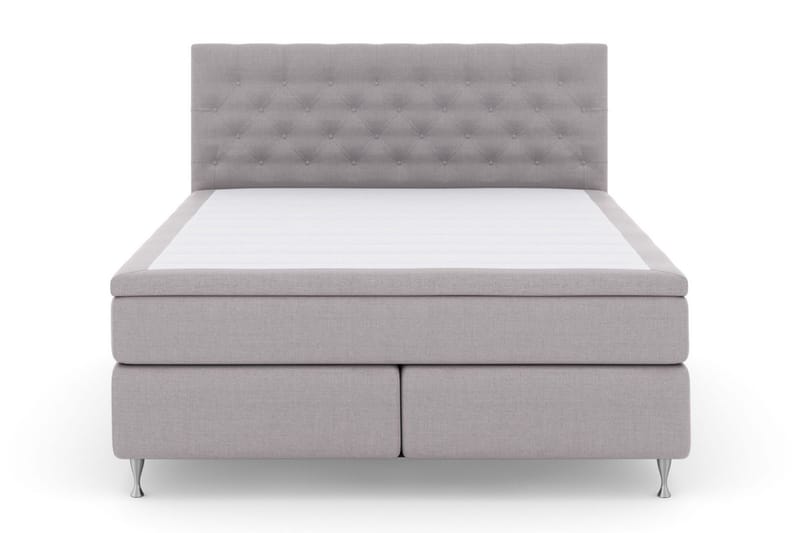 Select No 4 Kontinentalsäng 210x210 Medium - Ljusgrå/Silver - Products - Möbler - Säng - Kontinentalsäng