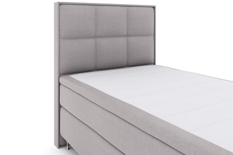 Select No 5 Komplett Sängpaket 120x200 Fast Latex - Ljusgrå/Silver - Products - Möbler - Säng - Enkelsäng