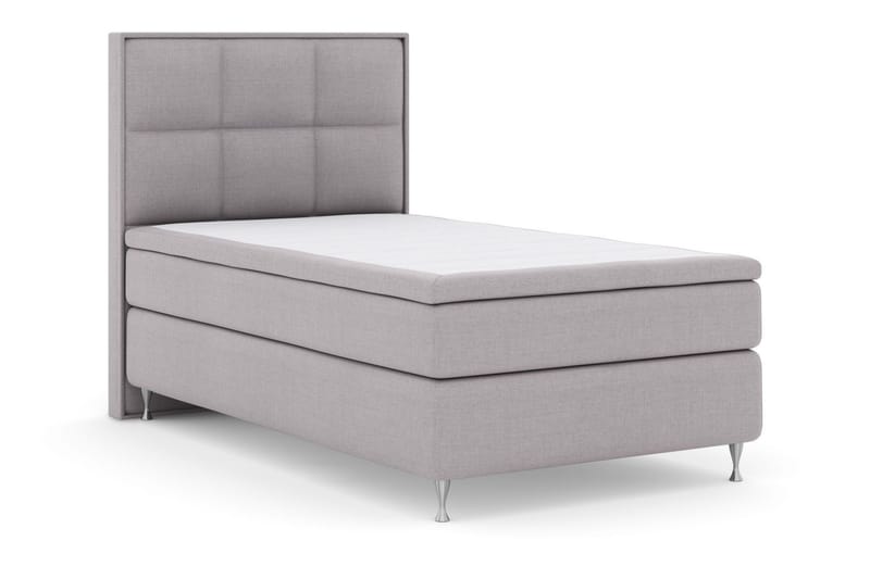 Select No 5 Komplett Sängpaket 120x200 Fast Latex - Ljusgrå/Silver - Products - Möbler - Säng - Enkelsäng