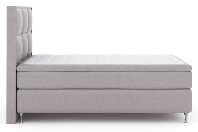 Select No 5 Komplett Sängpaket 120x200 Fast Latex - Ljusgrå/Silver - Products - Möbler - Säng - Enkelsäng