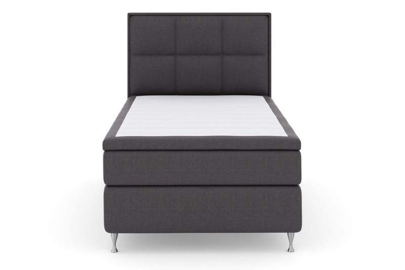 Select No 5 Komplett Sängpaket 120x200 Fast Latex - Mörkgrå/Silver - Products - Möbler - Säng - Enkelsäng