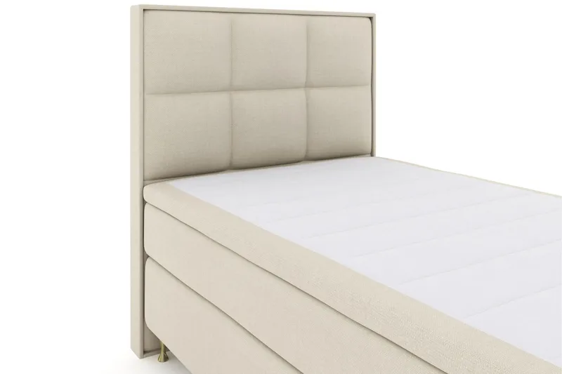 Select No 5 Komplett Sängpaket 120x200 Fast Watergel - Beige/Guld - Products - Möbler - Säng - Enkelsäng