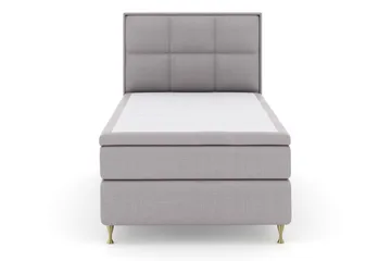 Select No 5 Komplett Sängpaket 120x200 Fast Watergel - Ljusgrå/Guld - Products - Möbler - Säng - Enkelsäng