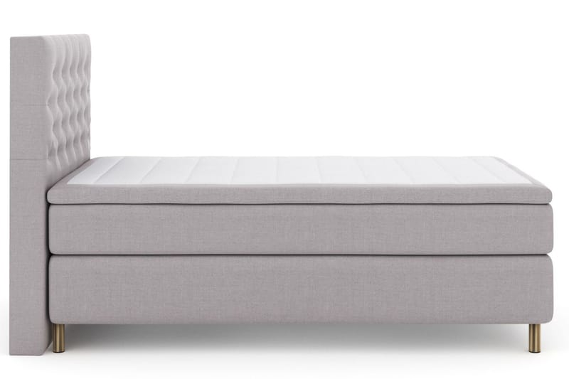 Select No 5 Komplett Sängpaket 120x200 Medium Watergel - Ljusgrå/Koppar - Products - Möbler - Säng - Enkelsäng