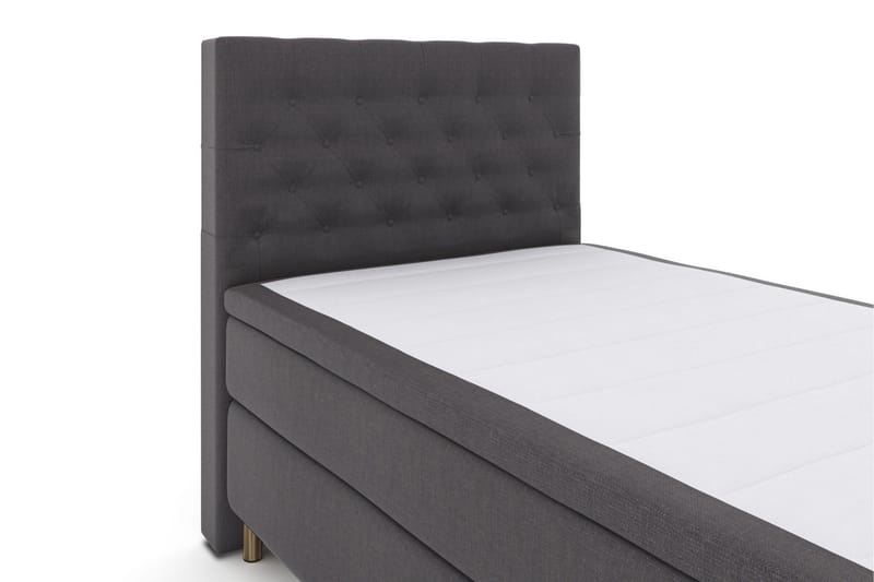 Select No 5 Komplett Sängpaket 120x200 Medium Watergel - Mörkgrå/Koppar - Products - Möbler - Säng - Enkelsäng