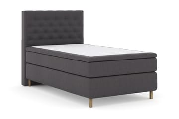 Select No 5 Komplett Sängpaket 120x200 Medium Watergel - Mörkgrå/Koppar - Products - Möbler - Säng - Enkelsäng