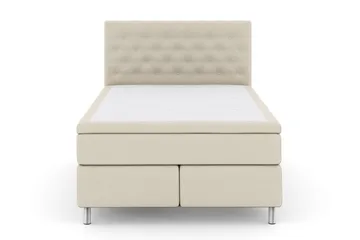 Select No 5 Komplett Sängpaket 140x200 Fast/Medium Latex - Beige/Metall - Products - Möbler - Säng - Kontinentalsäng