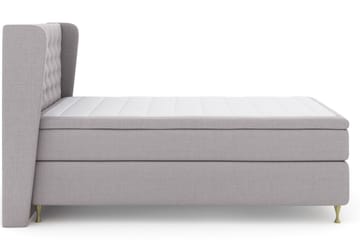 Select No 5 Komplett Sängpaket 140x200 Fast/Medium Latex - Ljusgrå/Guld - Products - Möbler - Säng - Kontinentalsäng