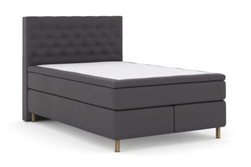Select No 5 Komplett Sängpaket 140x200 Fast/Medium Watergel - Mörkgrå/Koppar - Products - Möbler - Säng - Kontinentalsäng