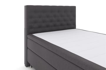 Select No 5 Komplett Sängpaket 140x200 Medium Latex - Mörkgrå/Silver - Products - Möbler - Säng - Kontinentalsäng