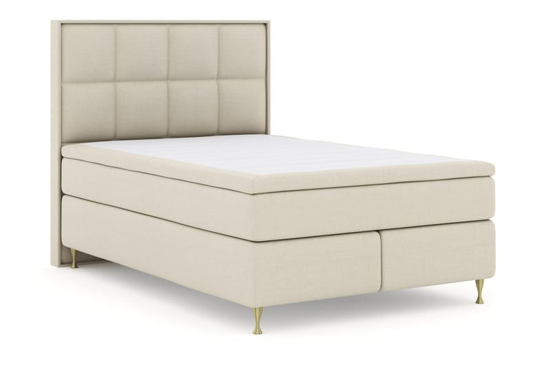 Select No 5 Komplett Sängpaket 140x200 Medium Watergel - Beige/Guld - Products - Möbler - Säng - Kontinentalsäng