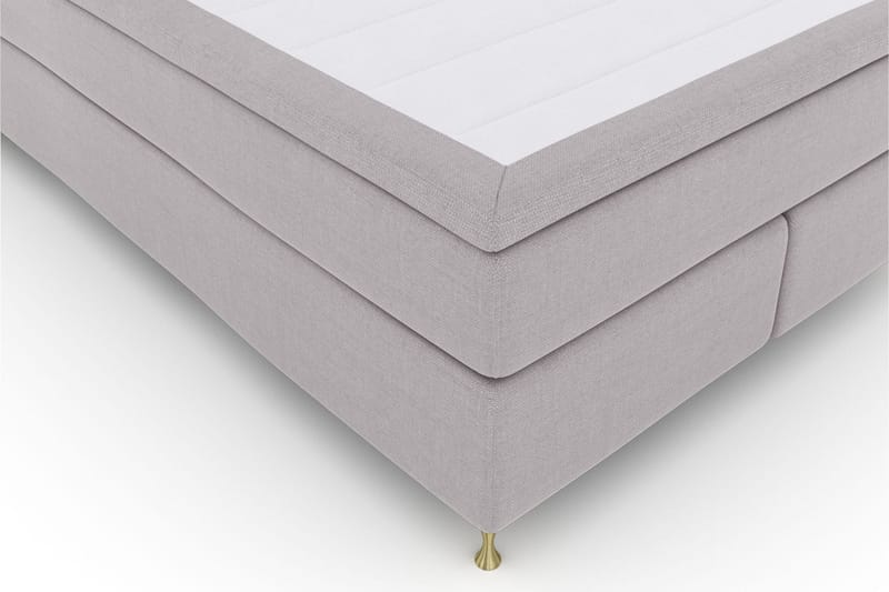 Select No 5 Komplett Sängpaket 140x200 Medium Watergel - Ljusgrå/Guld - Products - Möbler - Säng - Kontinentalsäng