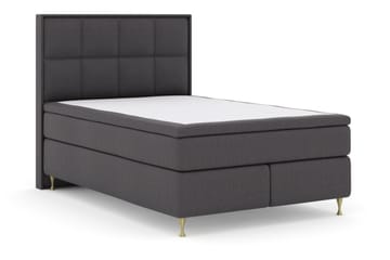 Select No 5 Komplett Sängpaket 140x200 Medium Watergel - Mörkgrå/Guld - Products - Möbler - Säng - Kontinentalsäng
