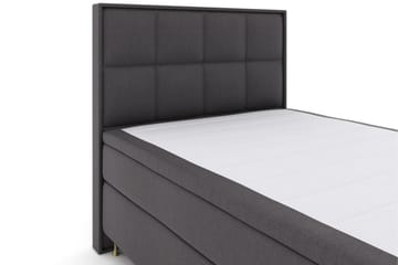 Select No 5 Komplett Sängpaket 140x200 Medium Watergel - Mörkgrå/Guld - Products - Möbler - Säng - Kontinentalsäng